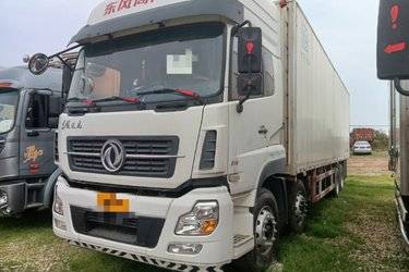 二手东风商用车 天龙 315马力 8X4 9.4米冷藏车(国五) 8X4 东风康明斯二手专用车冷藏车图片