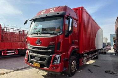 二手东风柳汽 乘龙H5中卡 260马力 4X2 9.7米厢式载货车(国六) 单桥 康明斯二手载货车 黄牌图片