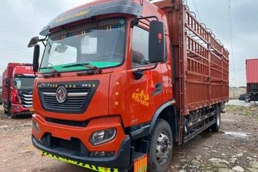 二手东风商用车 天锦KR 245马力 4X2 6.75米仓栅式载货车(国五) 单桥 东风康明斯二手载货车 黄牌图片