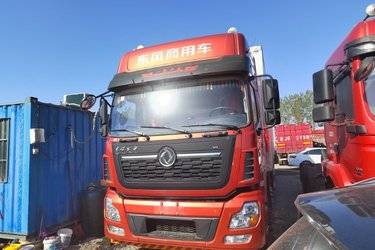 二手东风商用车 天龙VL 420马力 8X4 9.6米冷藏车(国五) 8X4 东风康明斯二手专用车冷藏车图片