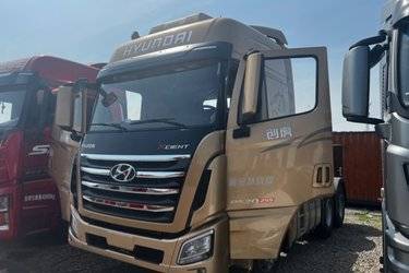 二手现代商用车 创虎XCIENT重卡 520马力 6X4牵引车(国五) 双驱 现代商用车二手牵引车 黄牌图片