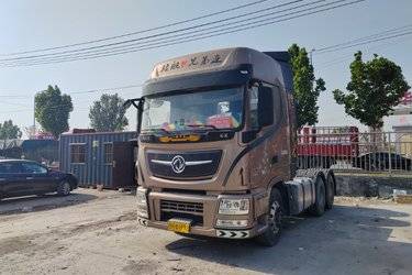 二手东风商用车 天龙旗舰KX 2018款 560马力 6X4牵引车(采埃孚16挡)(国五) 双驱 康明斯二手牵引车 黄牌图片