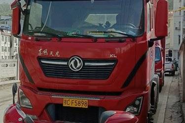 二手东风商用车 天龙KL重卡 2019款 465马力 6X4牵引车(国五) 双驱 玉柴二手牵引车 黄牌图片