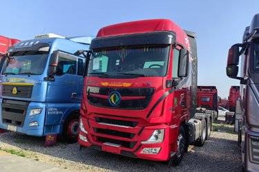 二手东风商用车 天龙旗舰KX 600马力 6X4牵引车(国六) 双驱 东风康明斯二手牵引车 黄牌图片