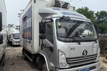 二手陕汽轻卡 德龙K3000 160马力 4X2 4.08米冷藏车(国六) 4X2 潍柴二手专用车冷藏车图片