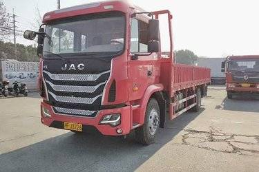 二手江淮 格尔发K5X中卡 220马力 4X2 6.8米栏板载货车(国五) 单桥 玉柴二手载货车 黄牌图片