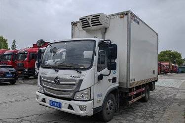 二手福田 欧马可S3系 高效快递快运版 156马力 4.18米单排栏板轻卡(DPF)(国五) 单桥 福田康明斯二手载货车 蓝牌图片
