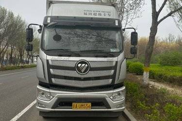 二手福田 欧航R系 超级卡车 220马力 排半厢式载货车(国六) 单桥 福田康明斯二手载货车图片