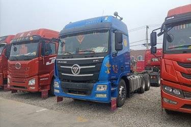 二手福田 欧曼GTL 9系重卡 超能版 460马力 6X4牵引车(国五) 双驱 福田康明斯二手牵引车 黄牌图片