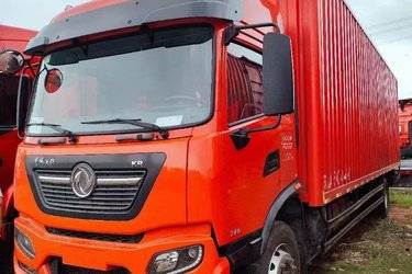 二手东风商用车 天锦KR中卡 245马力 6X2 9.8米载货车(高顶)(国五) 前四后四 东风康明斯二手载货车 黄牌图片