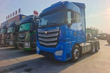 二手福田 欧曼EST 6系重卡 北方版 580马力 6X4 AMT自动挡牵引车(国六) 双驱 福田康明斯二手牵引车 黄牌图片