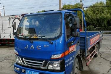 二手江淮 骏铃V5 120马力 4.18米单排栏板载货车(国五) 单桥 江淮动力二手载货车 蓝牌图片