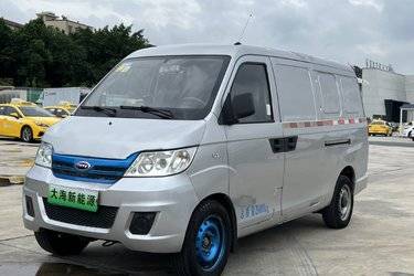 二手开瑞 优优EV 舒适型 2019款 2.6T 4.43米纯电动封闭厢式载货车  二手电动卡车电动封闭厢货图片