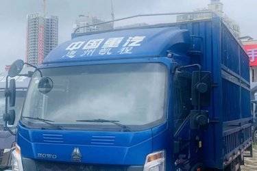 二手中国重汽HOWO 悍将156马力 4.15米单排厢式轻卡(国五) 单桥 云内动力二手载货车 蓝牌图片