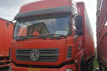 二手东风商用车 天龙重卡 245马力 6X2 9.4米厢式载货车(国五) 前四后四 安徽康明斯二手载货车 黄牌图片