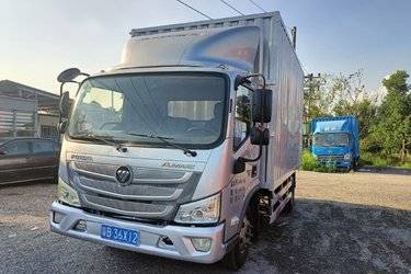二手福田 欧马可S1系 156马力 4.14米单排售货车(国六) 单桥 福田康明斯二手载货车 蓝牌图片