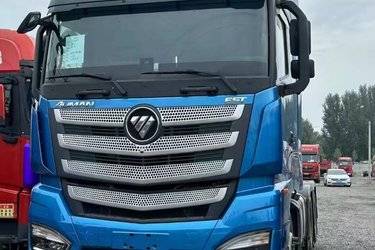 二手福田 欧曼EST 穿越版 520马力 6X4 AMT自动挡牵引车(国六)(带缓速器)(国六) 双驱 福田康明斯二手牵引车 黄牌图片