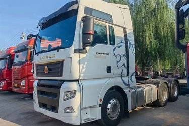 二手中国重汽 汕德卡SITRAK C7H重卡 540马力 6X4 AMT自动挡牵引车(国六) 双驱 曼二手牵引车 黄牌图片