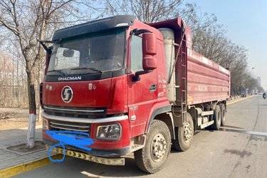 二手陕汽商用车 轩德翼6 复合版 350马力 8X4 7.6米自卸车(国五) 前四后八 玉柴二手自卸车 黄牌图片