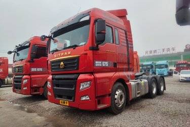 中国重汽 汕德卡SITRAK G7S重卡 610马力 6X4 AMT自动档牵引车(带液缓)(国六) 双驱 潍柴二手牵引车 黄牌