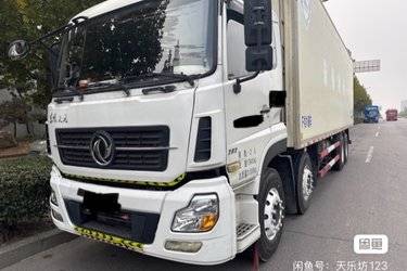 二手东风商用车 天龙重卡 292马力 8X4 9.4米栏板载货车底盘(国四) 前四后八 东风康明斯二手载货车 黄牌