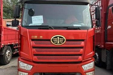 二手一汽解放 J6L中卡 精英版 240马力 4X2 6.75米仓栅式载货车(国五) 单桥 大柴二手载货车 黄牌图片