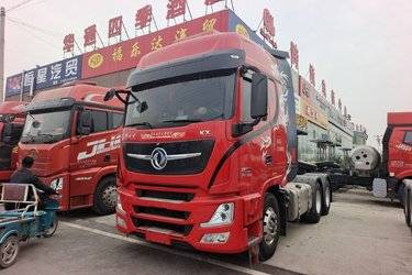 二手东风商用车 天龙旗舰KX 600马力 6X4牵引车(国六) 双驱 东风康明斯二手牵引车 黄牌图片