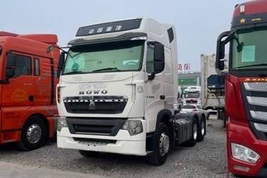 二手中国重汽 HOWO T7H重卡 540马力 6X4牵引车(国五) 双驱 曼二手牵引车 黄牌图片