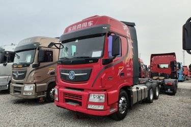 东风商用车 天龙旗舰KX 600马力 6X4牵引车(国六) 双驱 康明斯二手牵引车 黄牌