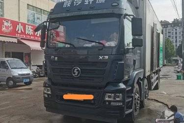 二手陕汽商用车 轩德X3重卡 复合版 245马力 6X2 7.8米栏板载货车(国四) 前四后四 北内柴油机二手载货车 黄牌图片