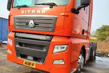 二手中国重汽 汕德卡SITRAK G7重卡 510马力 6X4牵引车(国五) 双驱 曼二手牵引车 黄牌图片