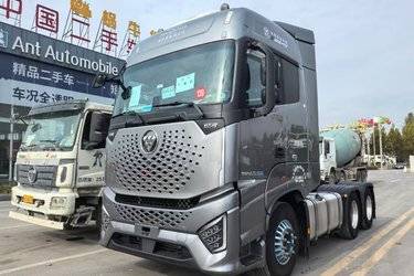 福田 欧曼银河 580马力 6X4 AMT自动挡牵引车(国六) 双驱 福田康明斯二手牵引车 黄牌