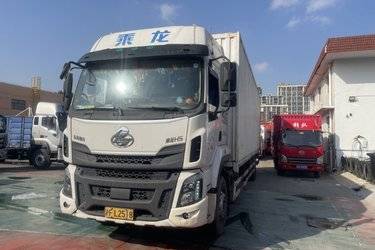 二手东风柳汽 乘龙H5中卡 270马力 4X2 9.6米厢式载货车(国五) 单桥 东风康明斯二手载货车 黄牌