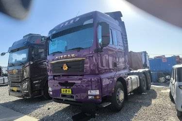 二手中国重汽 汕德卡SITRAK C7H重卡 540马力 6X4 LNG牵引车(国六) 双驱 曼二手牵引车 黄牌