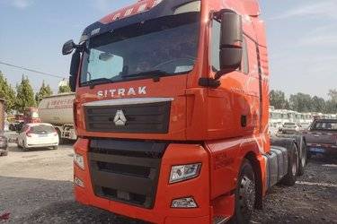 二手中国重汽 汕德卡SITRAK C7H重卡 500马力 6X4 AMT自动挡牵引车(国六) 双驱 曼二手牵引车 黄牌图片