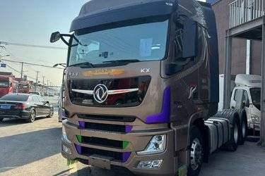 二手东风商用车 天龙旗舰KX 600马力 6X4牵引车(国六) 双驱 东风康明斯二手牵引车 黄牌图片