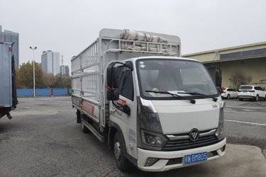 二手福田 奥铃M卡 2.0L 127马力 CNG 4.2米单排仓栅式小卡(国六) 单桥 云内动力二手载货车 蓝牌图片