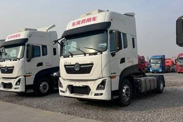 东风商用车 天龙KL重卡 465马力 4X2 AMT自动挡牵引车(国六) 单桥 东风康明斯二手牵引车 黄牌