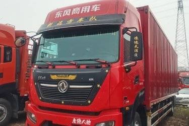 东风商用车 天锦KR PLUS 290马力 4X2 9.8米厢式载货车(国六) 单桥 东风康明斯二手载货车 黄牌