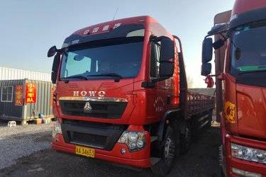 二手中国重汽 HOWO TX重卡 310马力 6X4 9.5米栏板载货车(国六) 前四后四 曼二手载货车 黄牌