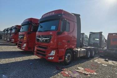 二手东风商用车 天龙旗舰KX 600马力 6X4 AMT自动挡牵引车(国六) 双驱 康明斯二手牵引车 黄牌