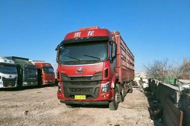 二手东风柳汽 乘龙H5中卡 270马力 6X2 9.7米仓栅式载货车(国六) 前四后四 玉柴二手载货车 黄牌