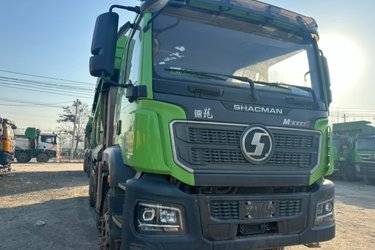 二手陕汽重卡 德龙M3000S 城建标准版 400马力 8X4 7.6米自卸车(国五) 前四后八 潍柴二手自卸车 黄牌图片