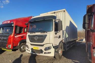 二手东风商用车 天锦KR 舒适版 245马力 4X2 9.8米厢式载货车(高顶)(国六) 单桥 东风康明斯二手载货车 黄牌