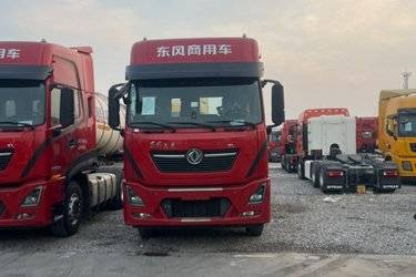 二手东风商用车 天龙KL重卡 领惠版 465马力 6X4牵引车(国六) 双驱 雷诺二手牵引车 黄牌图片