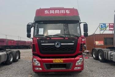 二手东风商用车 天龙VL重卡 2019款 520马力 6X4牵引车(国五) 双驱 康明斯二手牵引车 黄牌