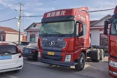 二手陕汽重卡 德龙X3000 轻量化版 460马力 6X4 LNG牵引车(国六) 双驱 潍柴二手牵引车 黄牌图片