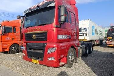 二手中国重汽 汕德卡SITRAK G7S重卡 610马力 6X4 AMT自动档牵引车(带液缓)(国六) 双驱 潍柴二手牵引车 黄牌