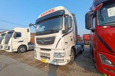 东风商用车 天龙旗舰KX 2018款 520马力 6X4牵引车(国五) 双驱 康明斯二手牵引车 黄牌