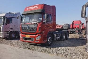 二手东风商用车 天龙VL重卡 2019款 520马力 6X4牵引车(国五) 双驱 东风康明斯二手牵引车 黄牌